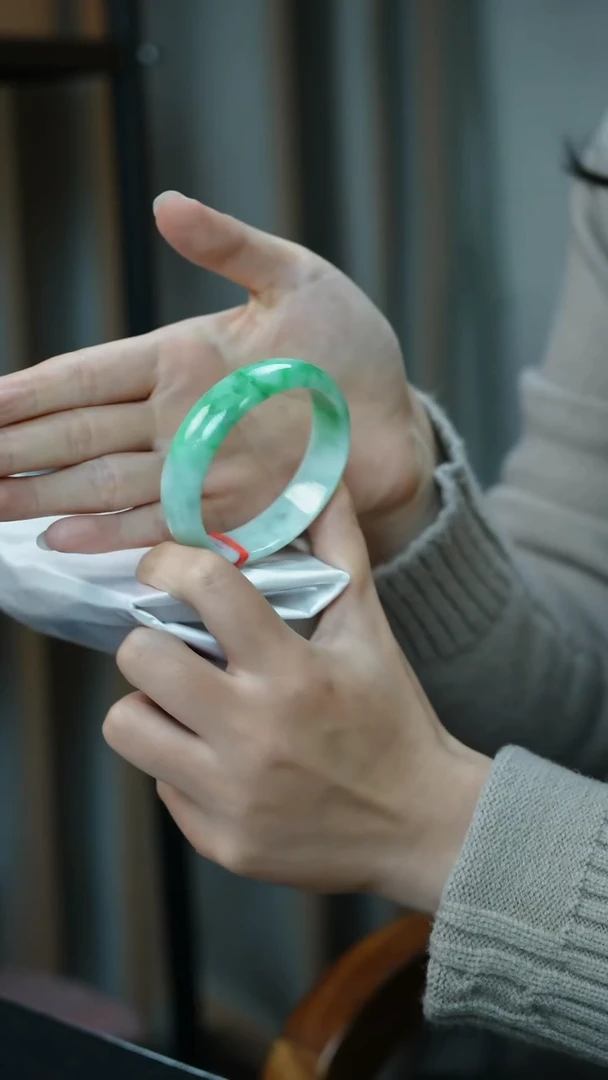 未镶嵌手镯翡翠29号-56.3贵妃/MY/3