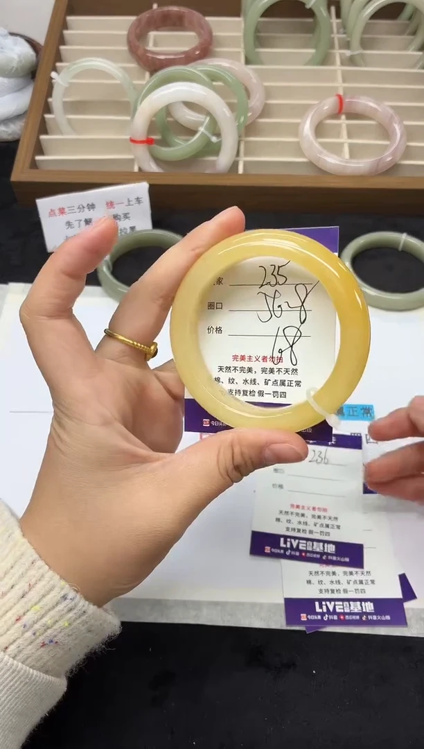 未镶嵌手镯石英质玉235