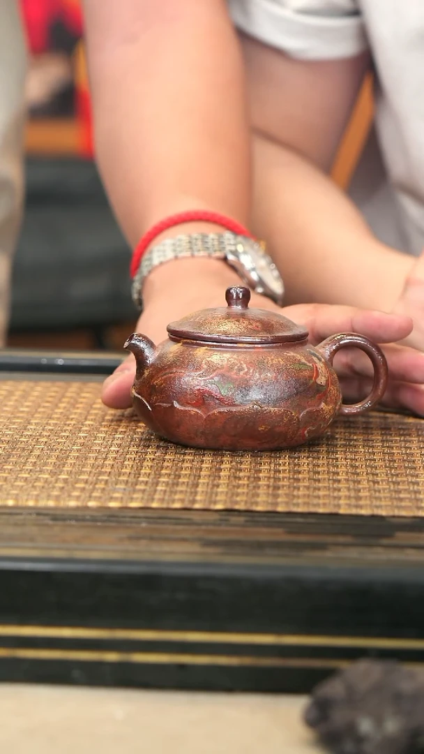 茶壶紫砂LJY53《敦煌·莲台》柴烧