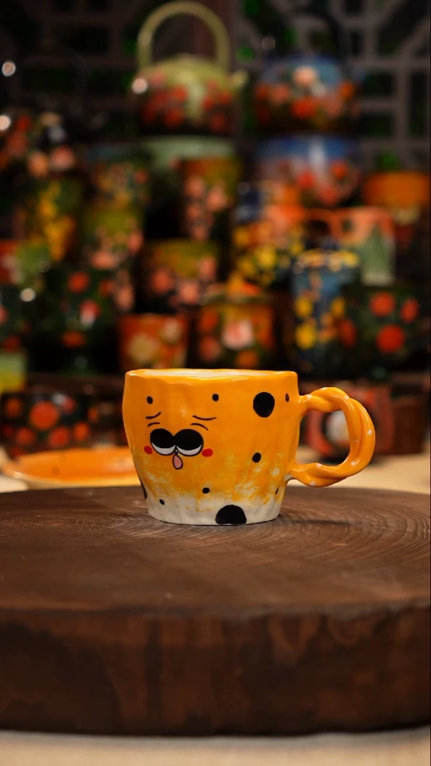 油画   釉下彩   杯子