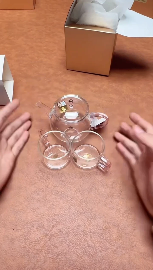 【闪购商品】禾器#青云壶浅粉+福容佰享对杯浅粉