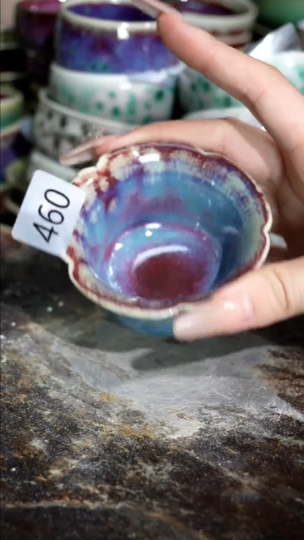 摆件精品窑变钧瓷茶器