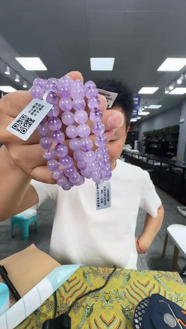 水晶手链未镶嵌6473CK 约8mm多样式发一件