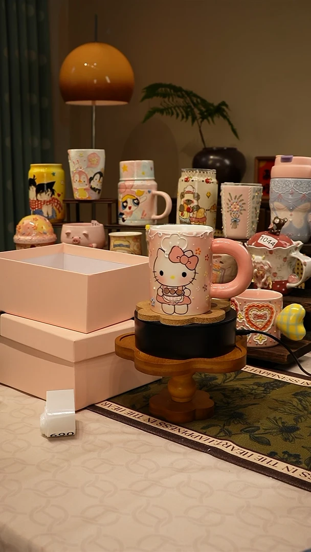 瓷【不带盒子】359高温釉下彩