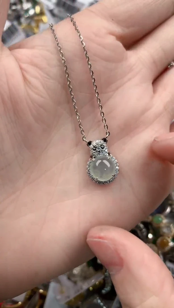 银S925镶嵌戒指翡翠141414       6