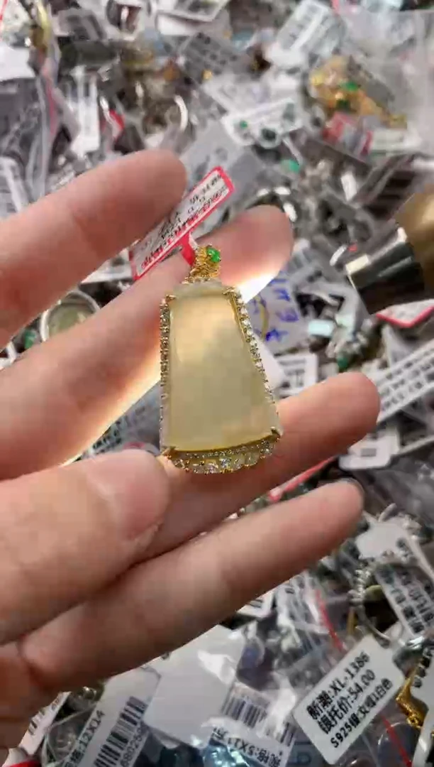 银S925镶嵌戒指翡翠333   6