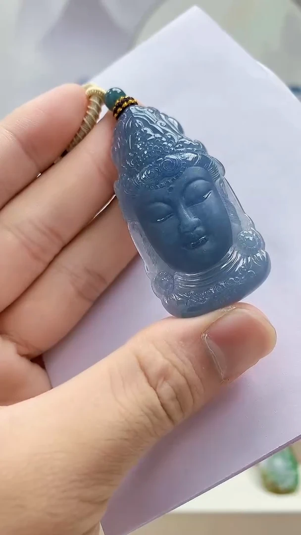未镶嵌定制翡翠4898bb-毛货挂件63