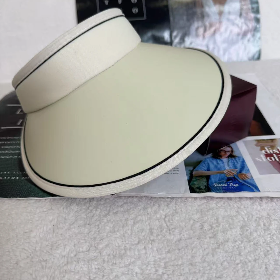 夏季休闲简约百搭//霜//日常遮阳空顶防晒帽H4105