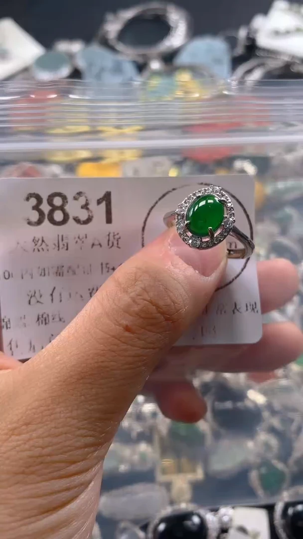 翡翠未镶嵌吊坠(不含链)3831
