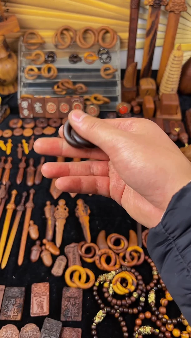 【闪购商品】木枣木玉化小乾坤圈吊坠包邮到家