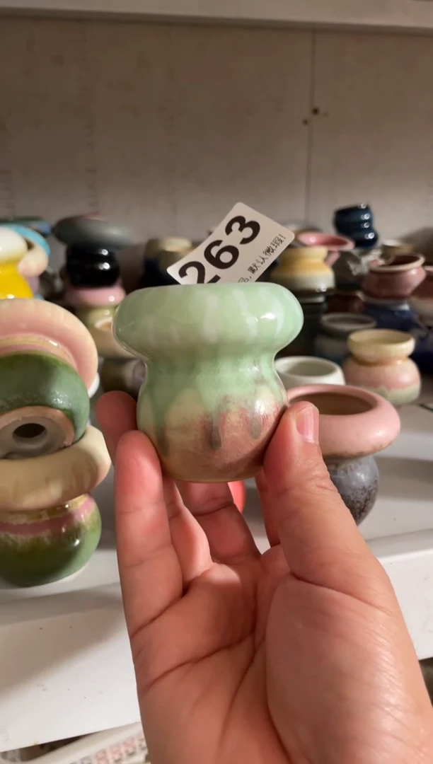 瓷片馋*宝263知木小芳花盆直播编号