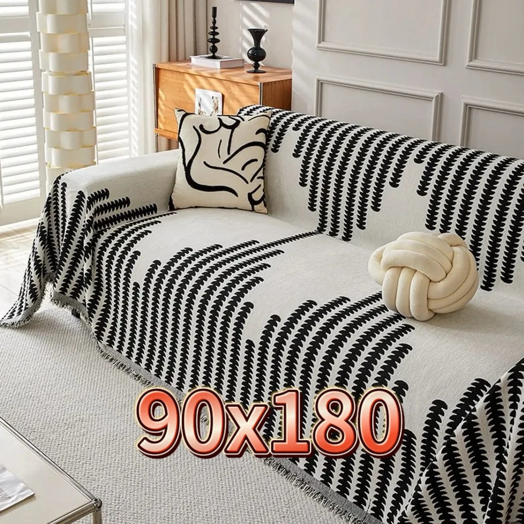 90*180新款四季通用北欧现代简约风沙发巾±5cm-2