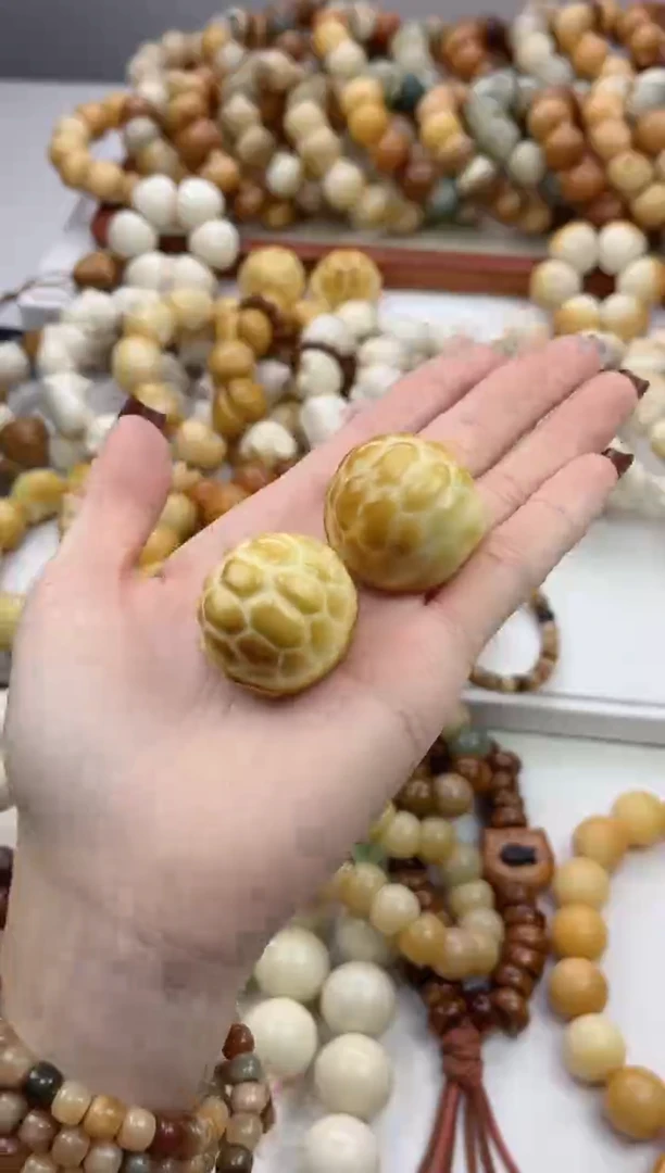手串菩提根/象牙果象牙果富甲天下30mm+单颗