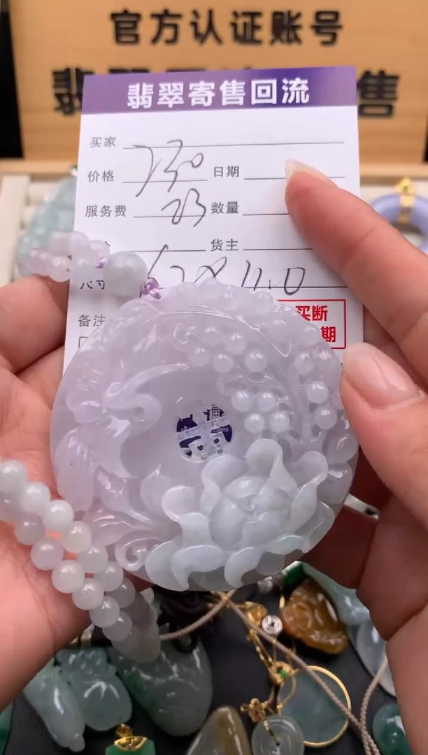 翡翠未镶嵌颈饰10133991