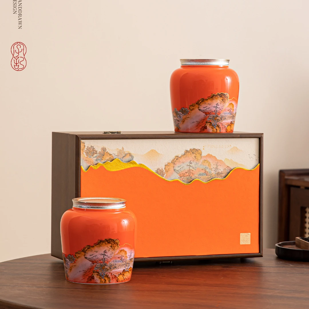 【山水】25新茶金骏眉 红茶250g双陶瓷 茶叶礼盒装送礼自饮