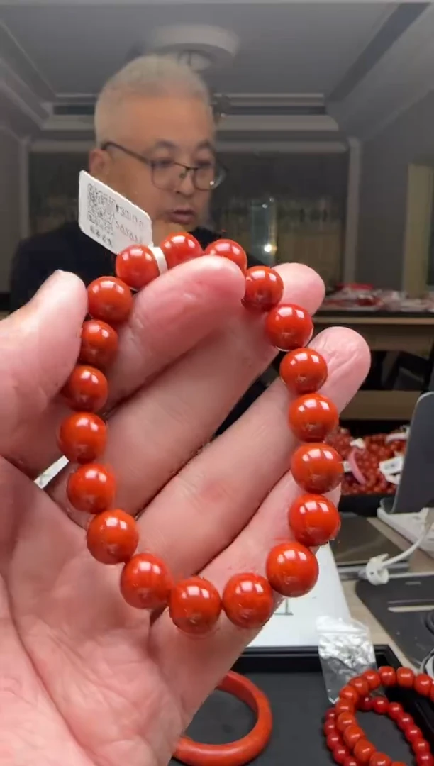 【闪购商品】南红玛瑙10mm瓦西手串圆珠未镶嵌多样性发一件