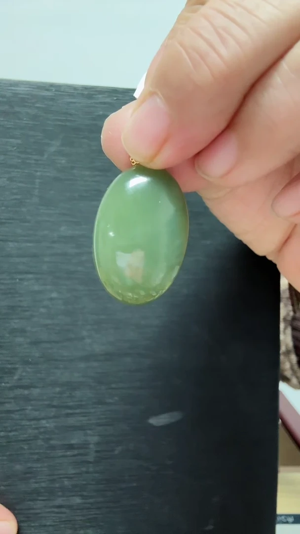 颈饰银S925镶嵌和田玉吊坠