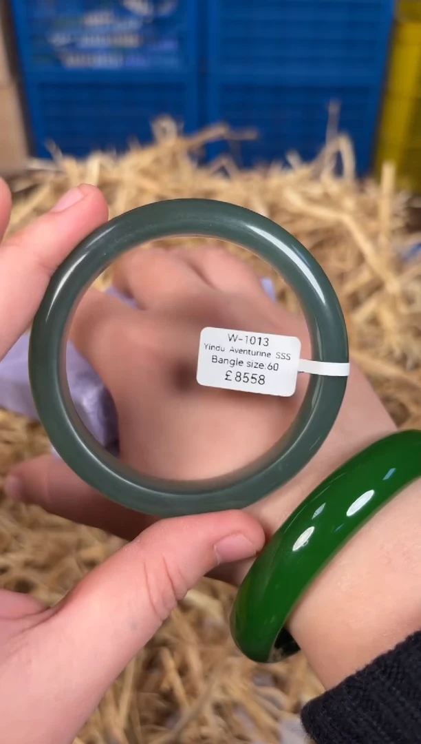 未镶嵌手镯石英质玉W1013