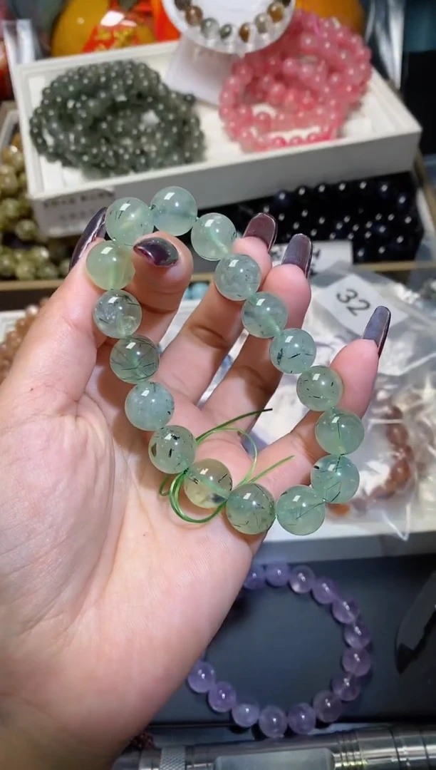 【闪购商品】水晶手串未镶嵌葡萄石113