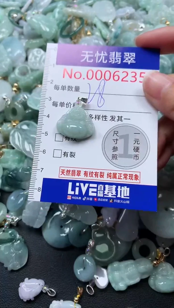 颈饰未镶嵌翡翠6235