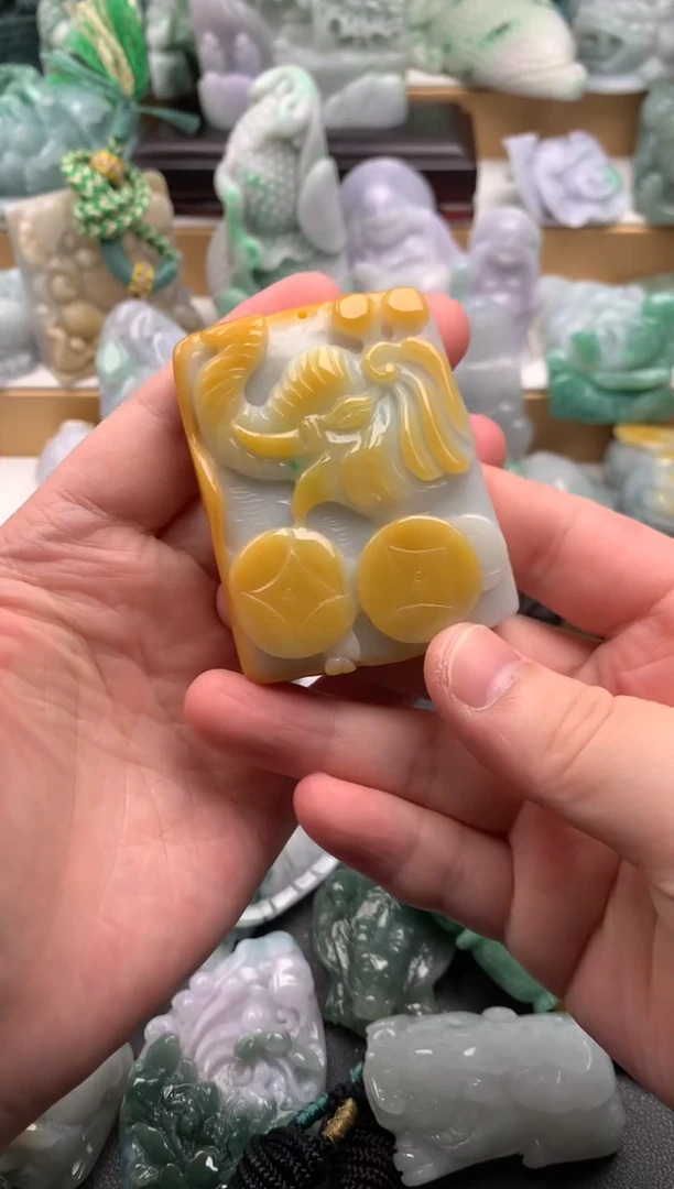 吊坠(不含链)未镶嵌翡翠1