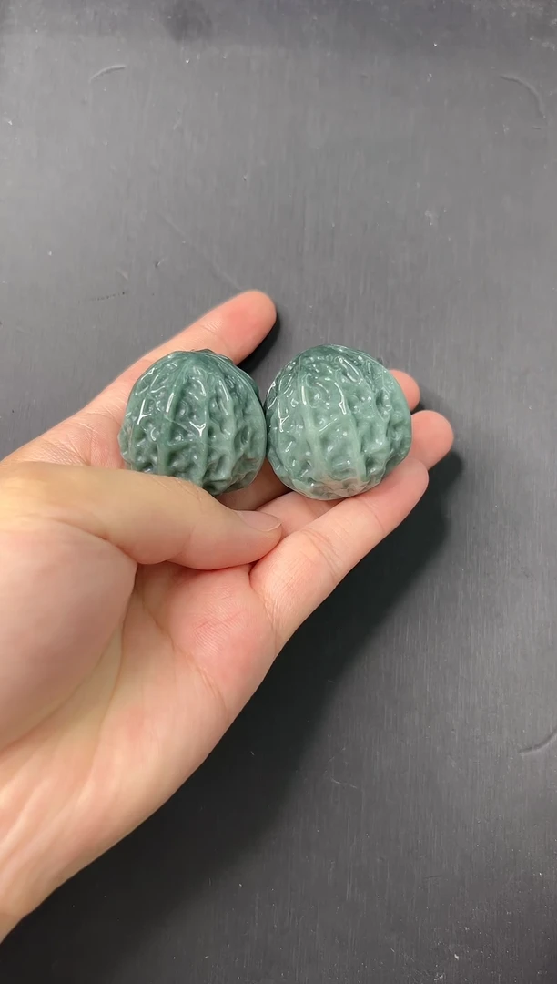 翡翠摆件未镶嵌一对-561507