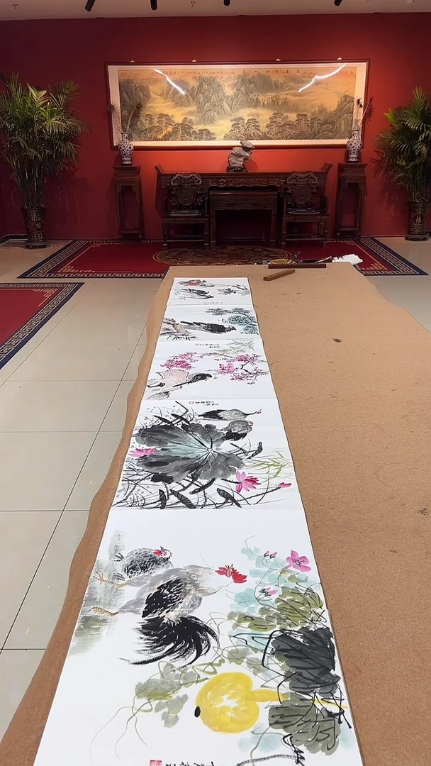 书法豆树隶《精品国画册页》