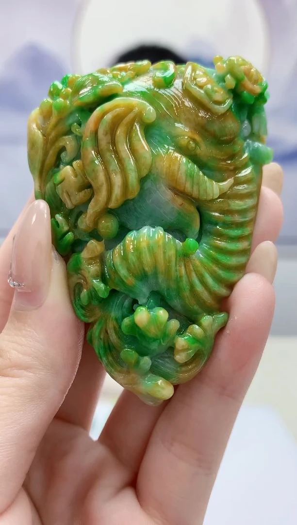 定制翡翠未镶嵌奈****粥 5158jw-毛货挂件