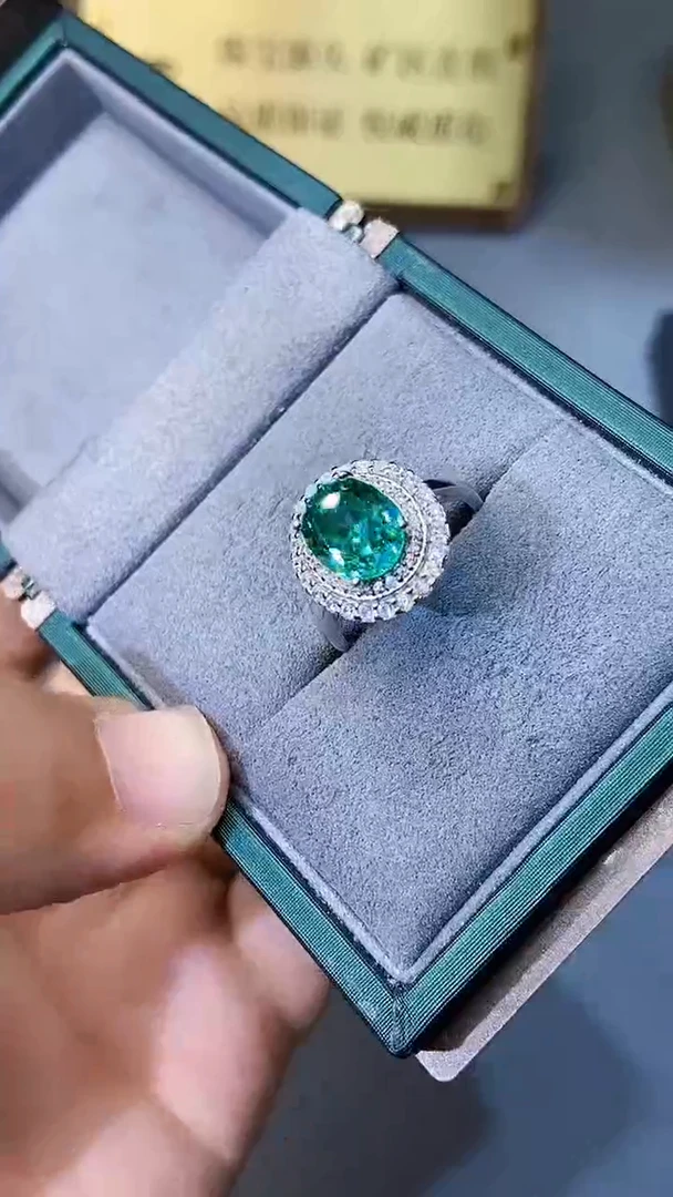 【闪购商品】托帕石戒指银S925镶嵌5641