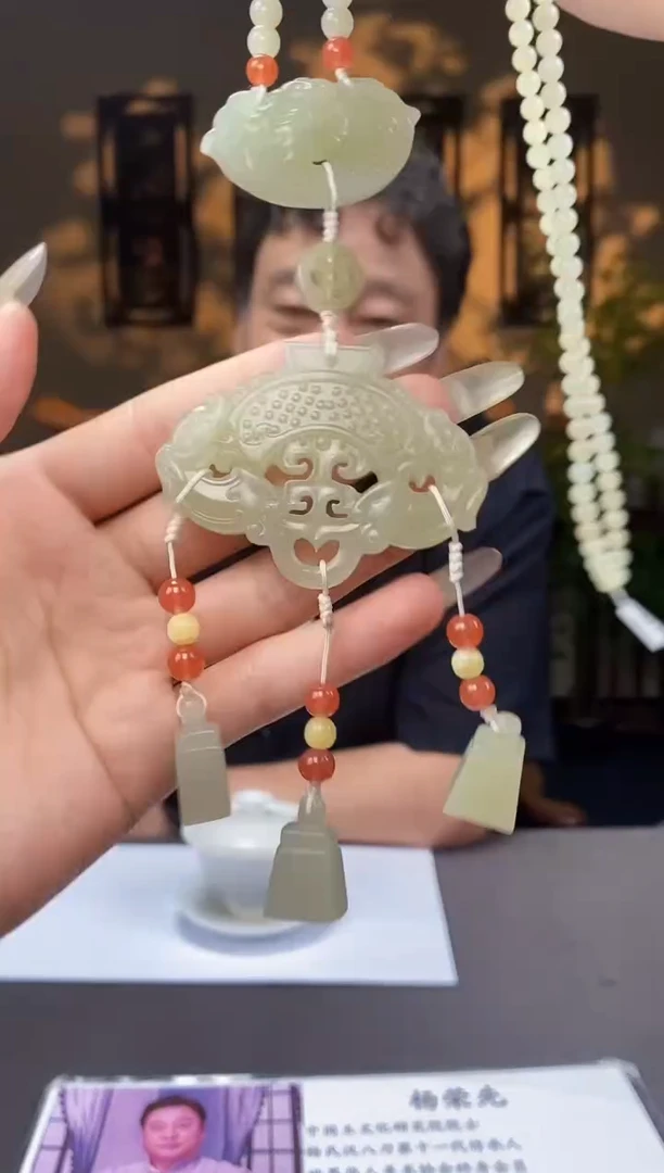 和田玉未镶嵌颈饰C626