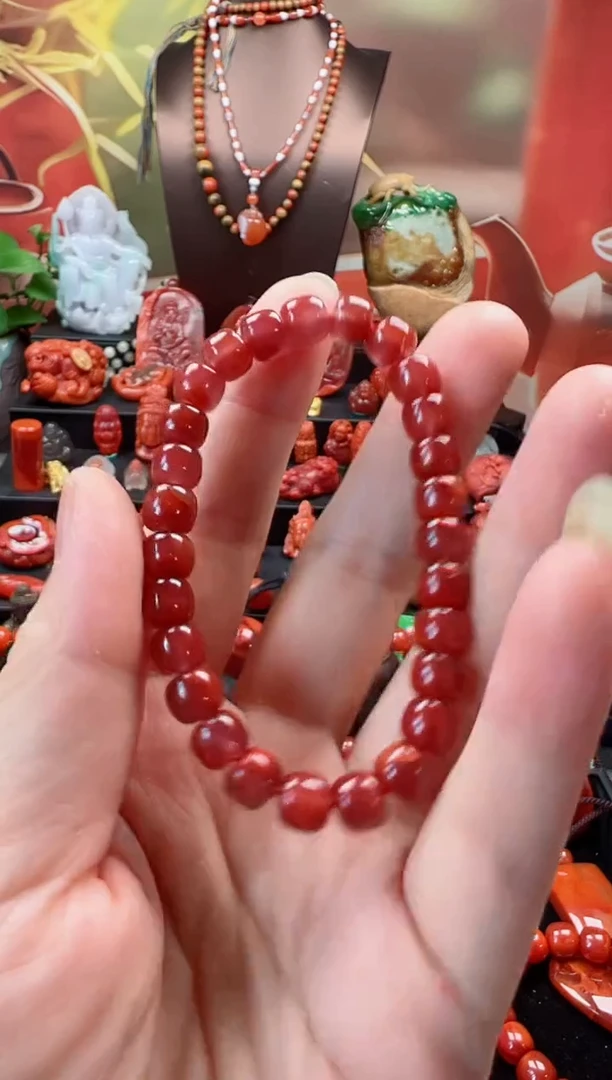 未镶嵌手链南红玛瑙手串