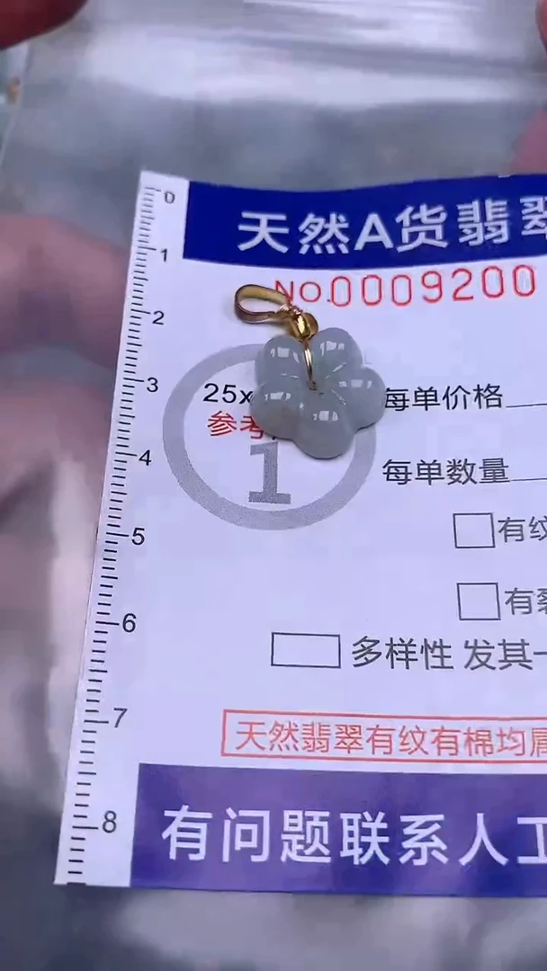 翡翠未镶嵌吊坠(不含链)1