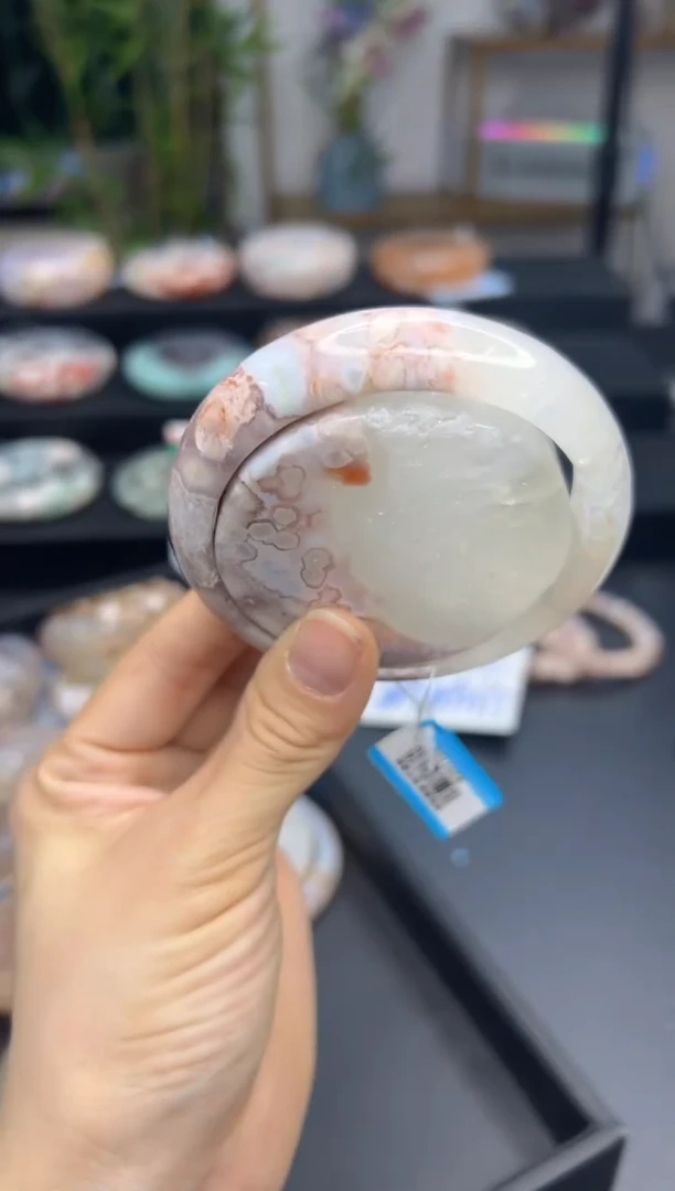 【闪购商品】石英质玉手镯未镶嵌A447(60圈赠送镯心)