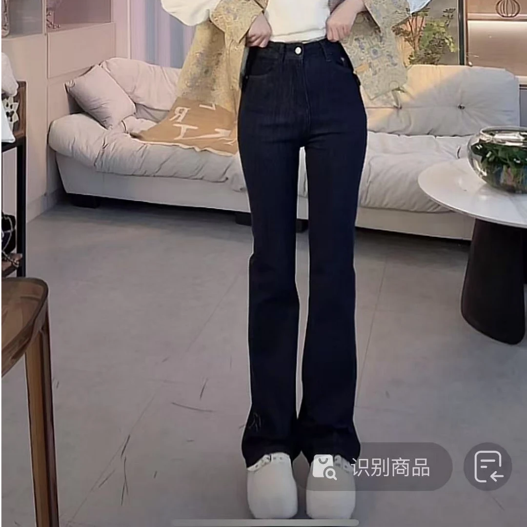 『 显瘦设计H』新时尚百搭气质新款高级舒适牛仔裤87002