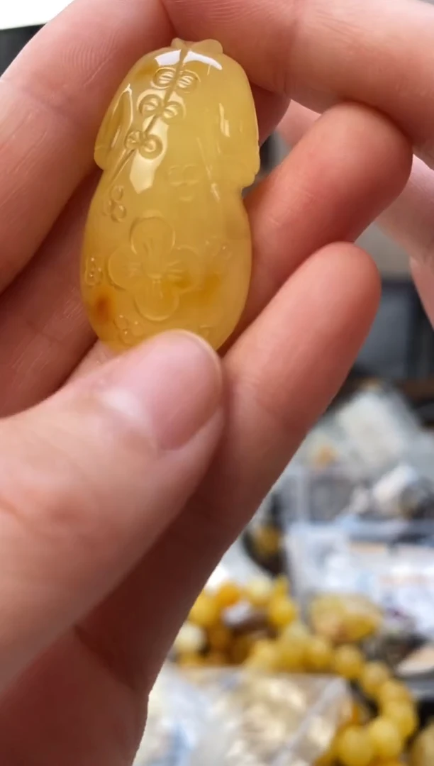 裸石琥珀未镶嵌天然琥珀蜜蜡