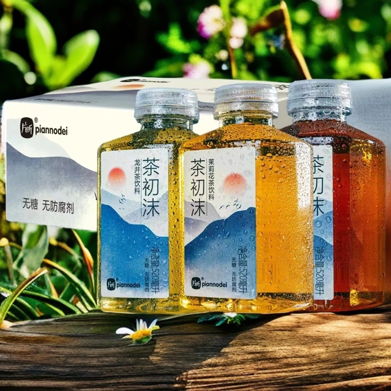 片断无糖茶茉莉花茶白茶龙井茶饮料茶初沫520ml整箱片段0糖0添加