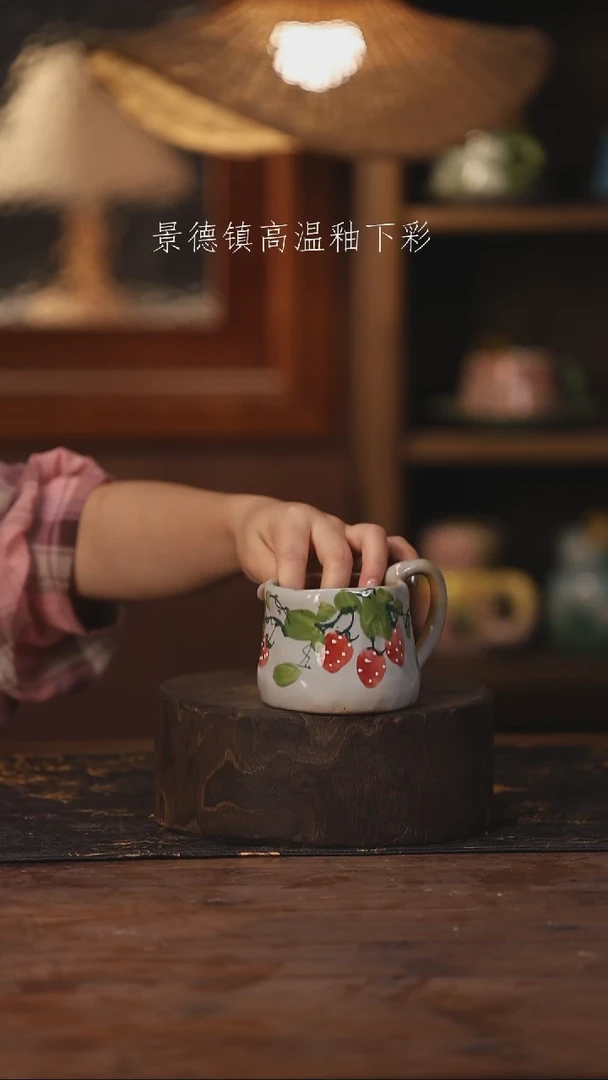 陶瓷景德镇高温釉下手绘陶瓷173