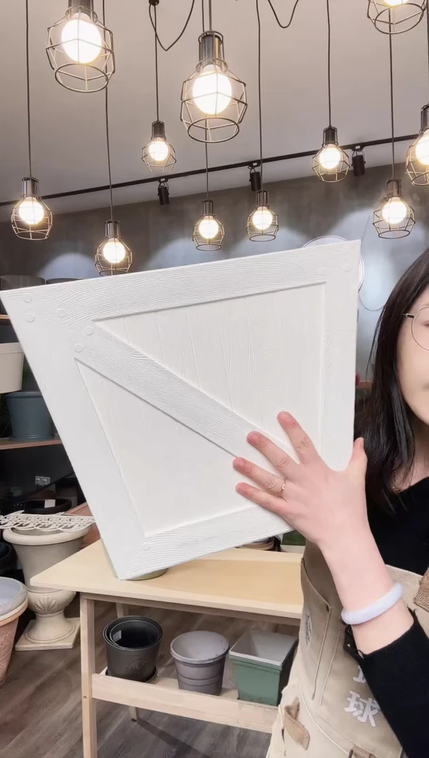 【闪购商品】塑料谷仓方盆白色两只装