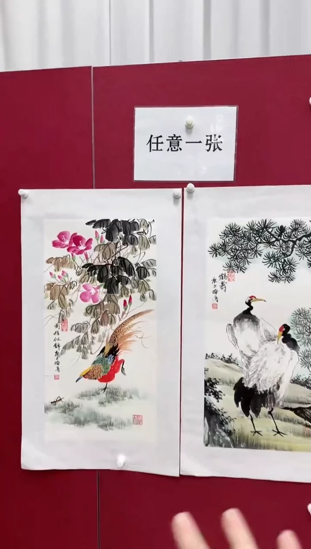 国画梅清书画任意一张