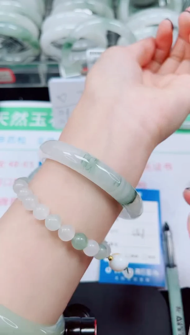 未镶嵌手镯石英质玉106-55/56