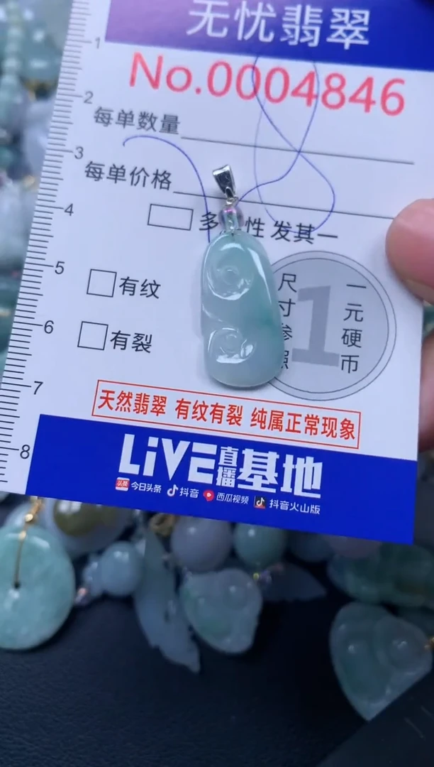 颈饰未镶嵌翡翠4846