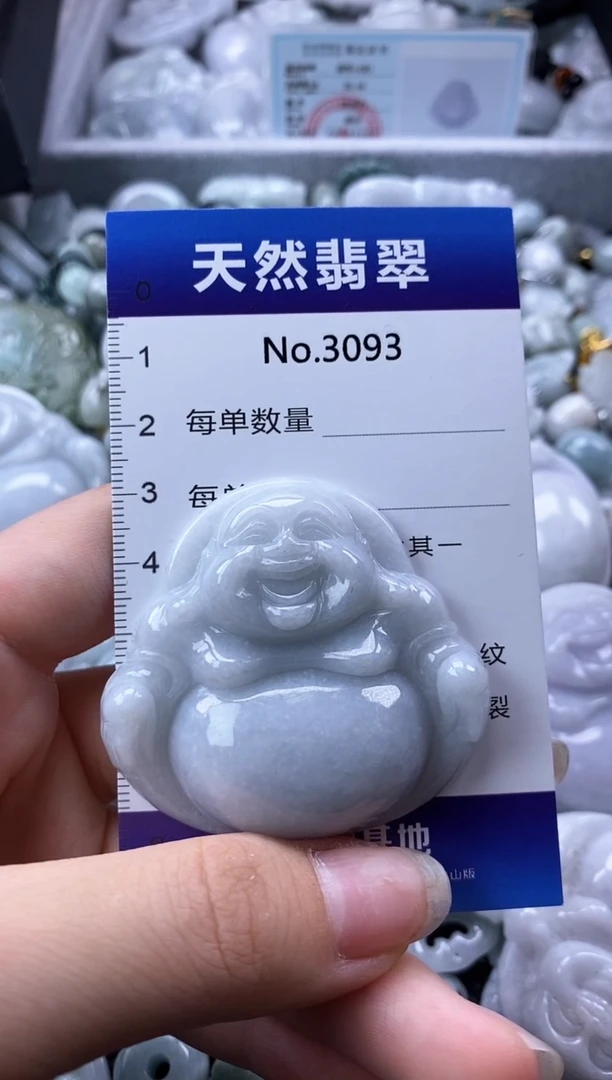 翡翠未镶嵌颈饰缅甸A货翡翠3093