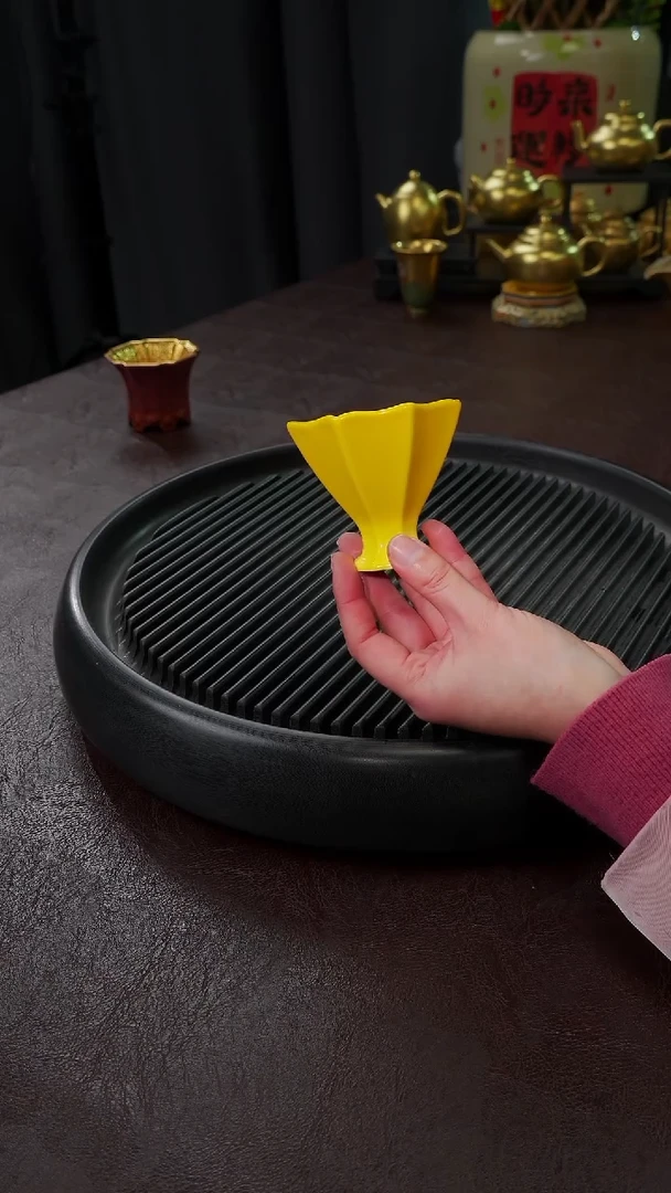 【闪购商品】杯【宜景窑烟幕紫蝶舞系列】杯子