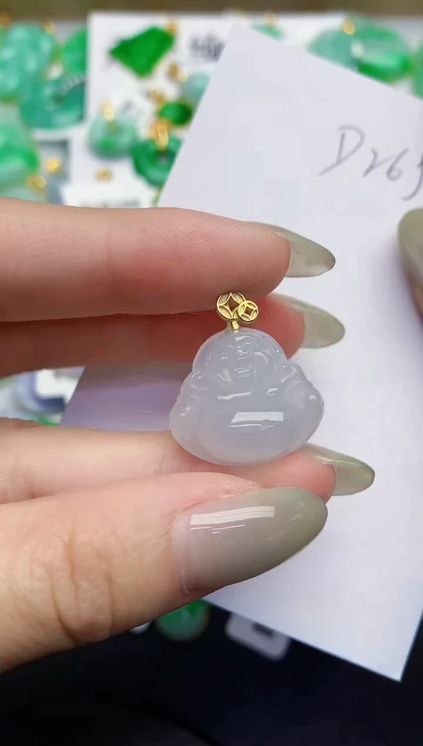 翡翠未镶嵌颈饰缅甸天然翡翠A货