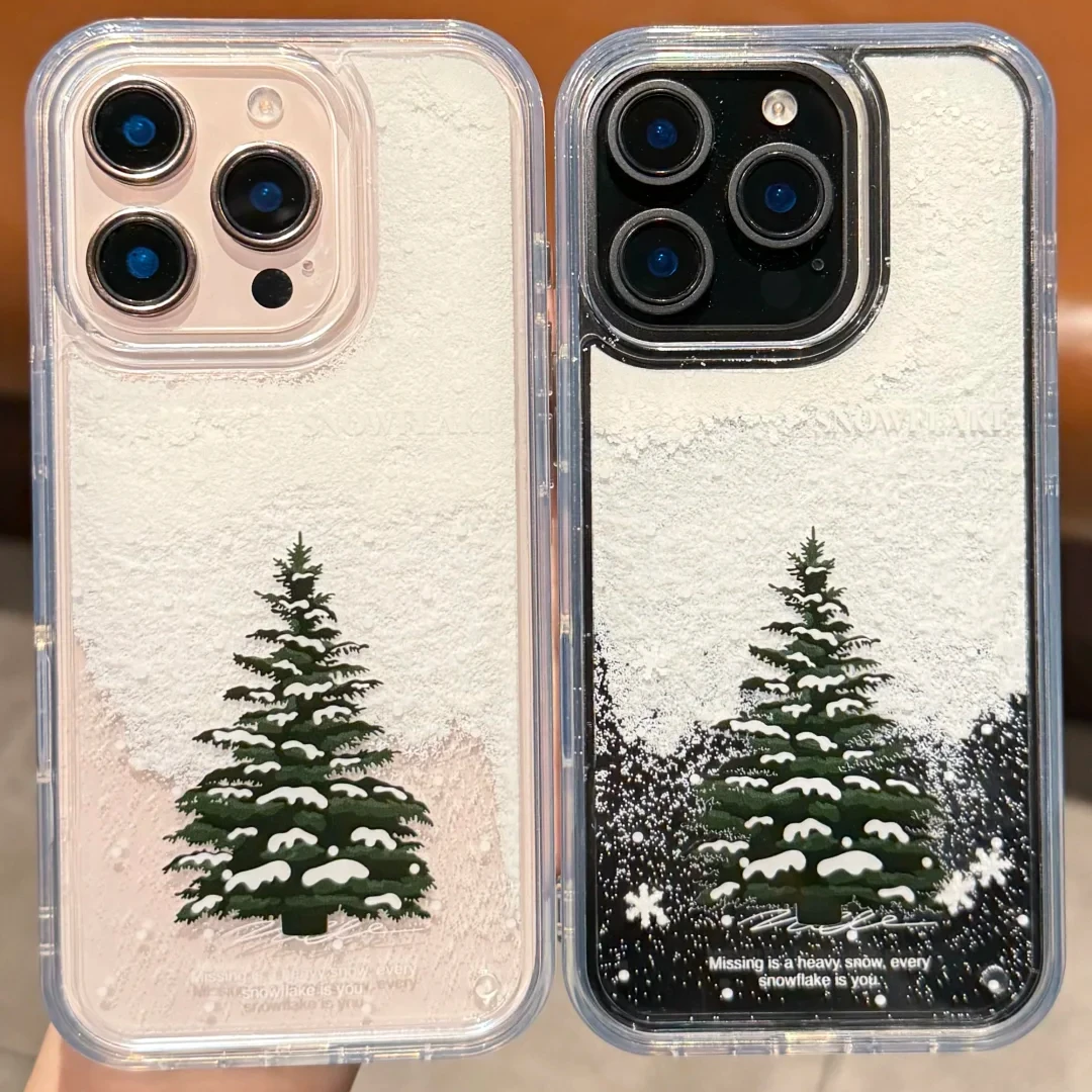 流沙壳雪松适用苹果17手机壳iPhone16Pro高级12/15Pro女/14proMax