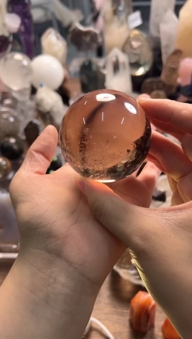 未镶嵌珠宝半成品水晶L****yM262 约6.1cm