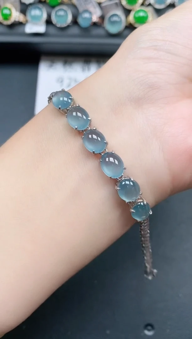 翡翠戒指银S925镶嵌11111