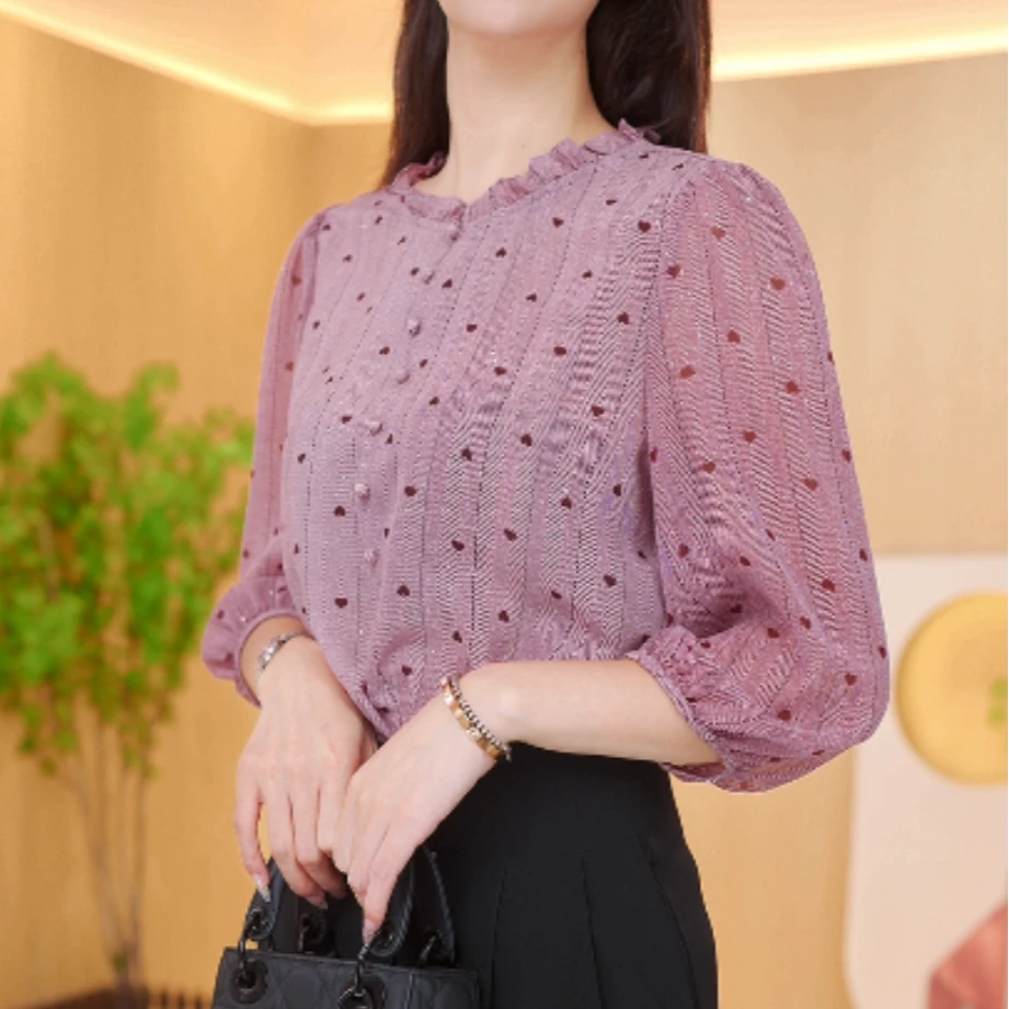 敬亭2025新款新中式国风设计感气质小衫M744欢欢