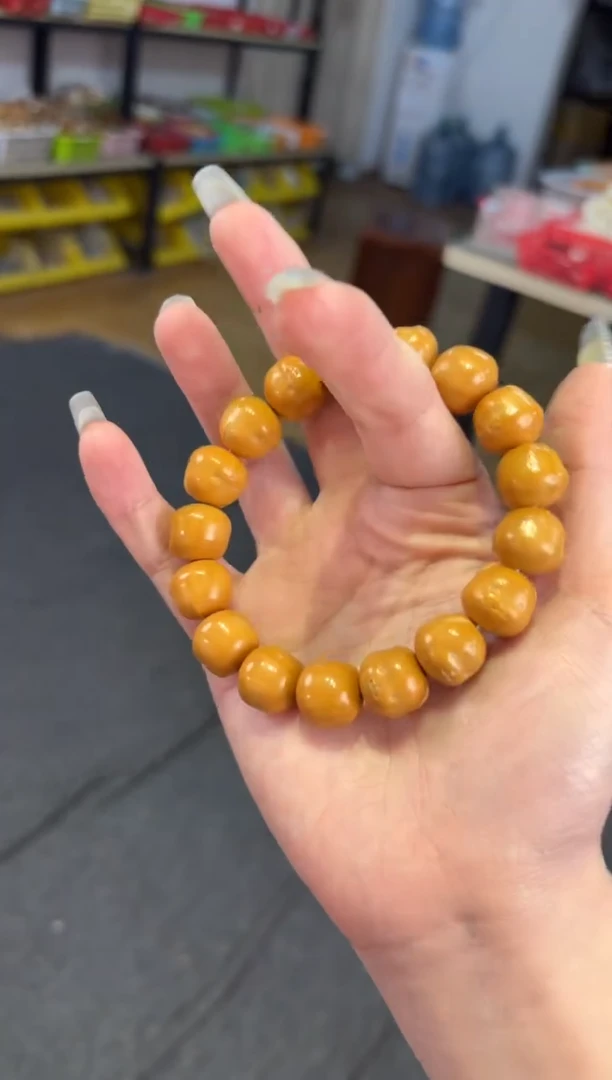 【闪购商品】菩提根/象牙果吊坠   12mm猴头黄油小熊素圈