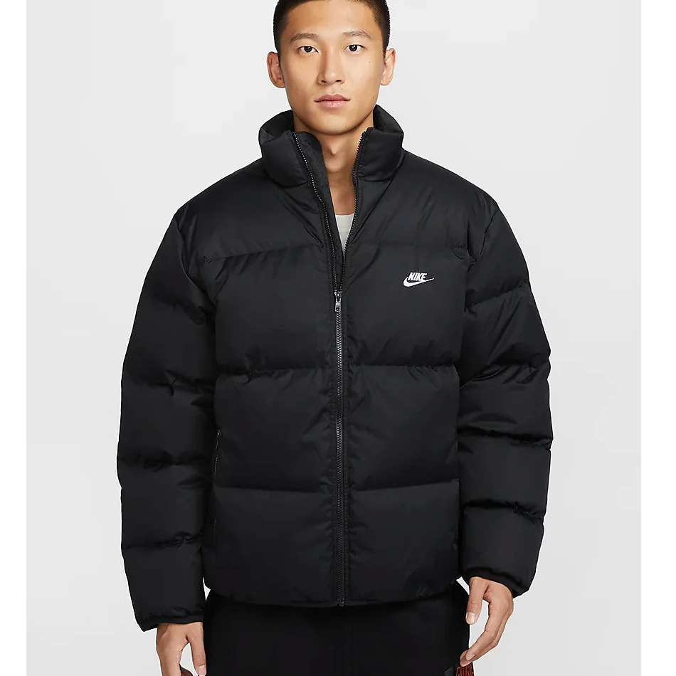 NIKE/耐克男款正品 黑色短款立领 保暖 休闲羽绒服 FZ5029-010